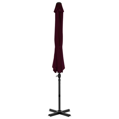 Zweefparasol Met Aluminium Paal 300 Cm 300 x 238 cm Rood