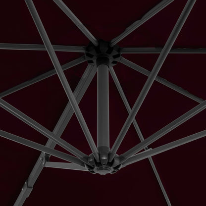 Zweefparasol Met Aluminium Paal 300 Cm 300 x 238 cm Rood