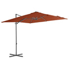 Zweefparasol Met Stalen Paal Kleurig 250 x 250 cm Terracotta