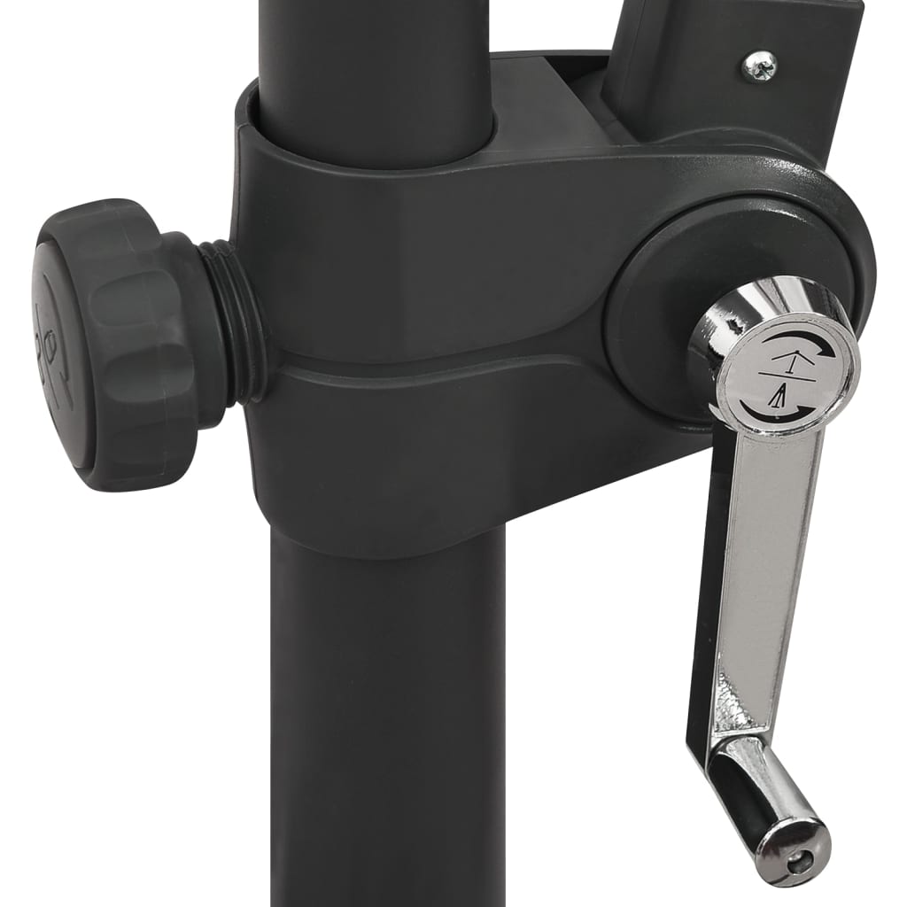 Zweefparasol Met Paal En Led-Verlichting 300 Cm Kleur Terracotta