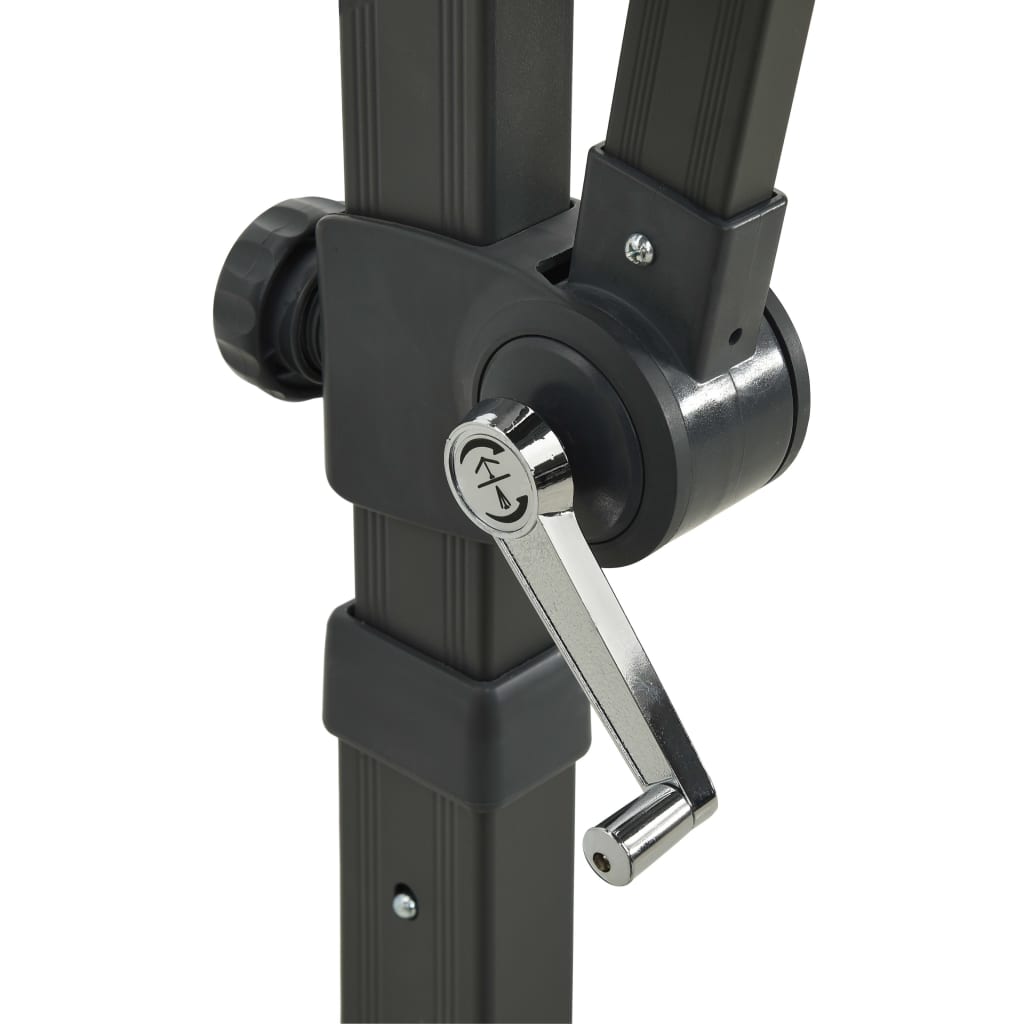 Zweefparasol Met Dubbel Dak 250X250 Cm Zandkleurig