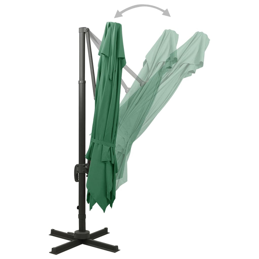 Zweefparasol Met Dubbel Dak 300 x 300 cm