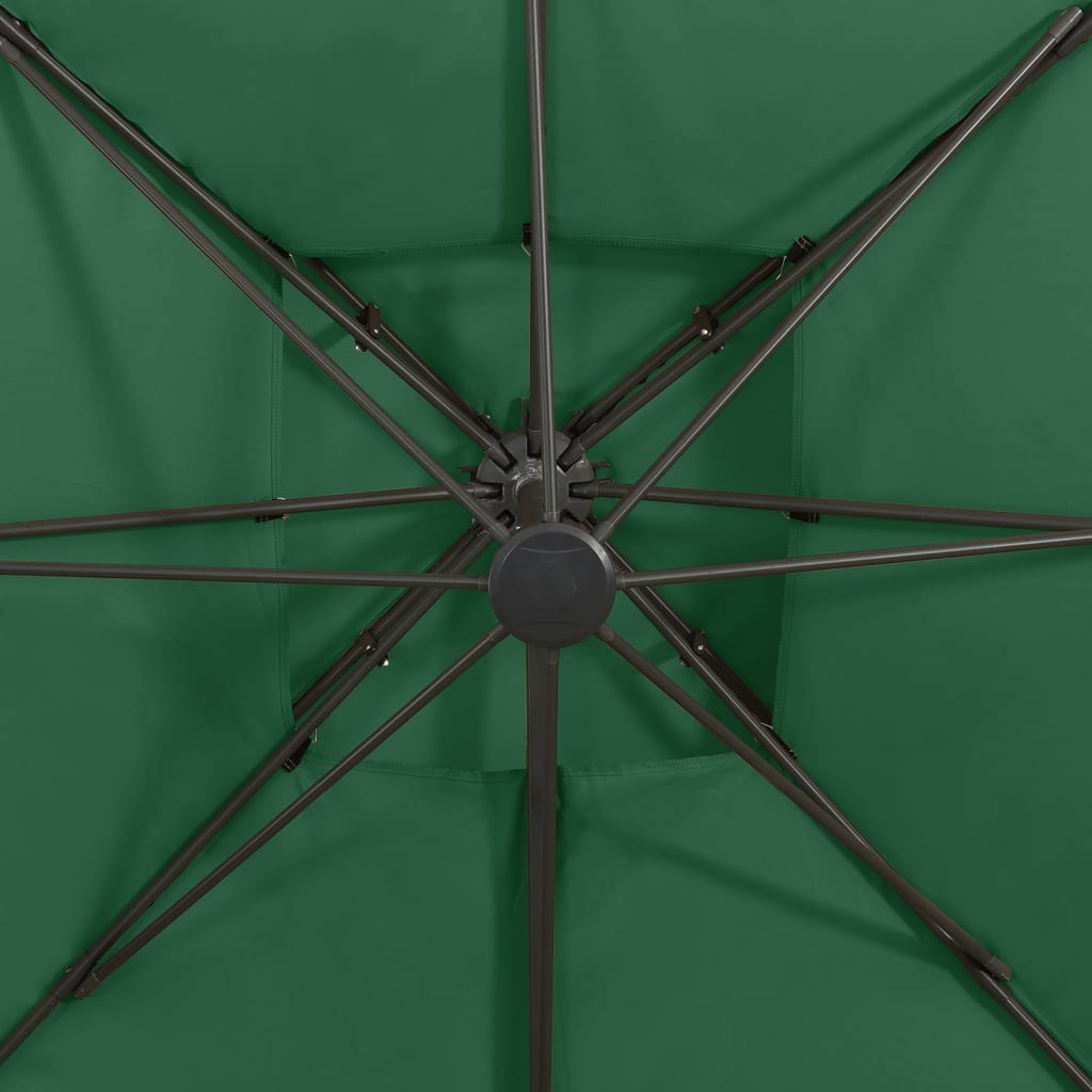 Zweefparasol Met Dubbel Dak 300 x 300 cm