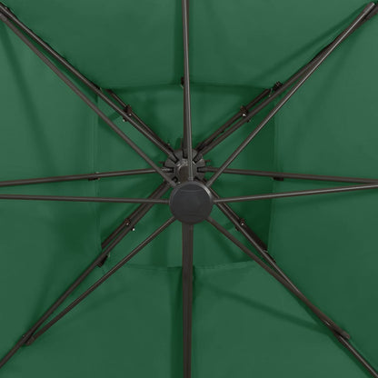 Zweefparasol Met Dubbel Dak 300 x 300 cm