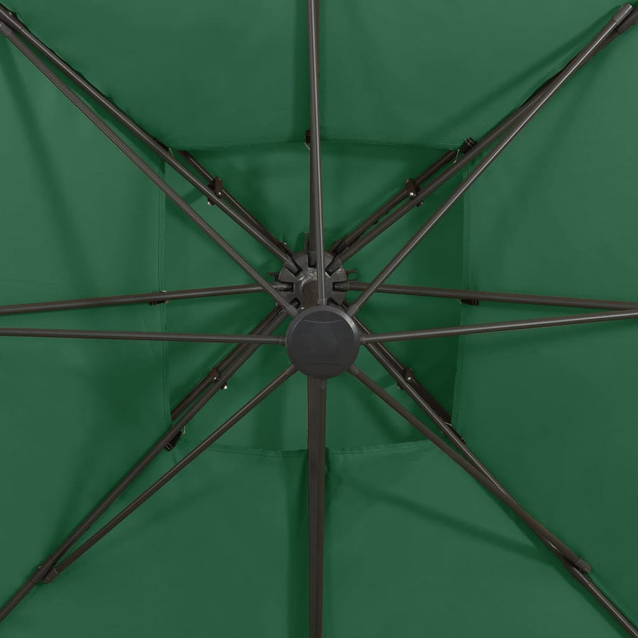 Zweefparasol Met Dubbel Dak 300 x 300 cm