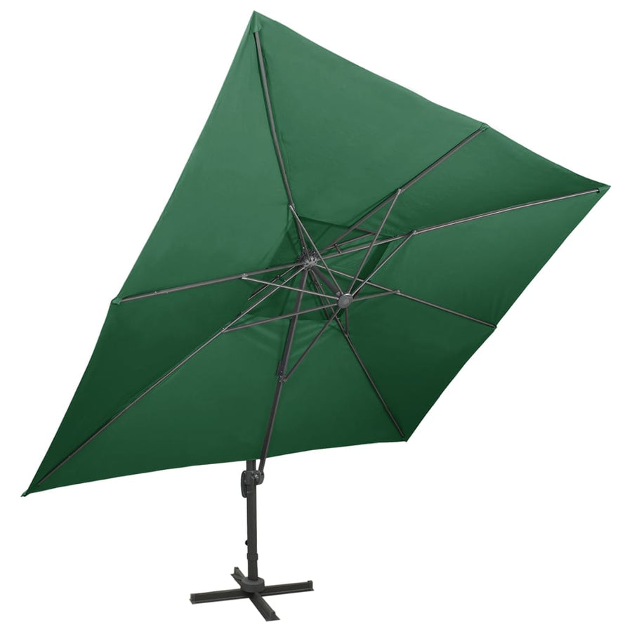 Zweefparasol Met Dubbel Dak 400X300 Cm 300 x 400 cm