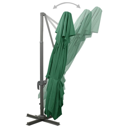 Zweefparasol Met Dubbel Dak 400X300 Cm 300 x 400 cm