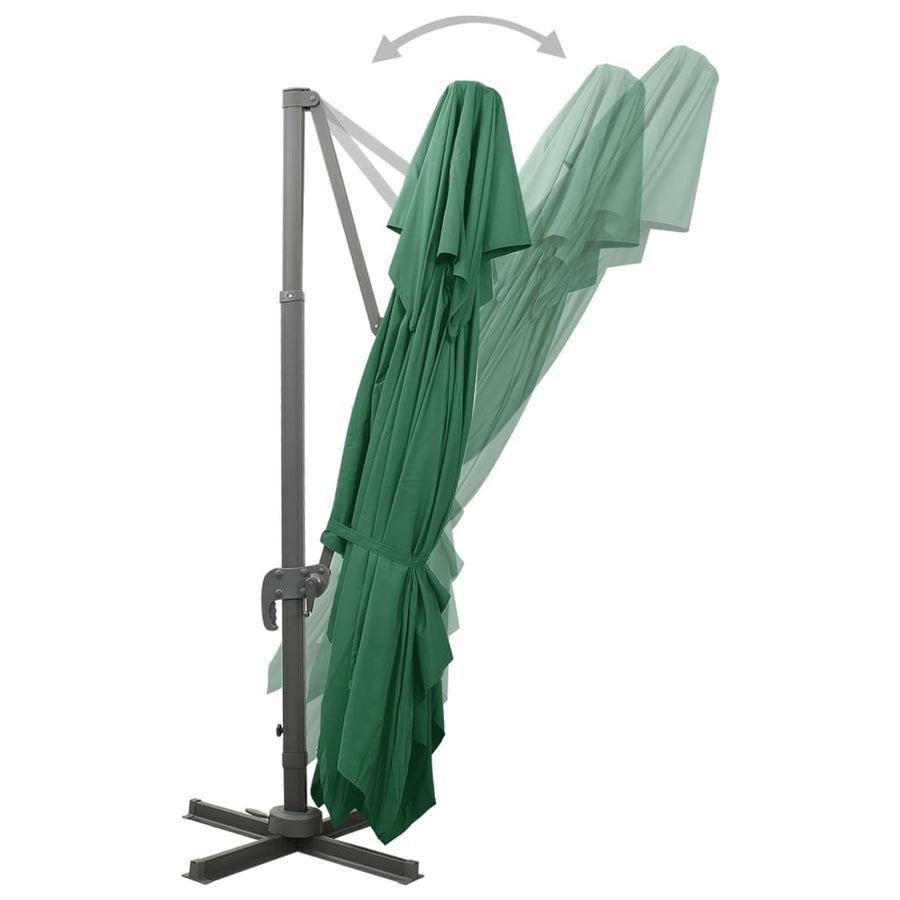 Zweefparasol Met Dubbel Dak 400X300 Cm 300 x 400 cm