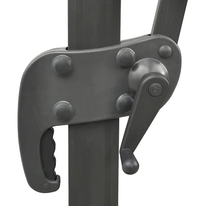 Zweefparasol Met Dubbel Dak Kleurig 300 x 300 cm Antraciet