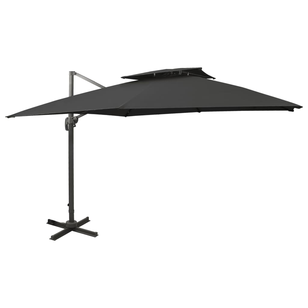 Zweefparasol Met Dubbel Dak 300 x 300 cm