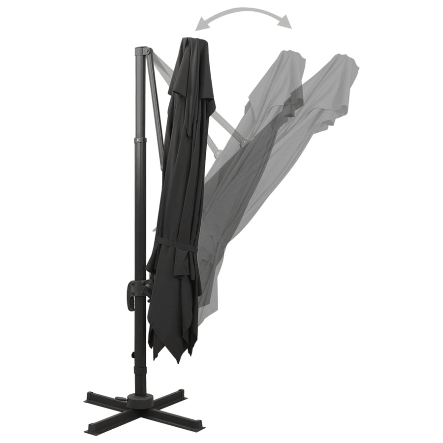 Zweefparasol Met Dubbel Dak 300 x 300 cm
