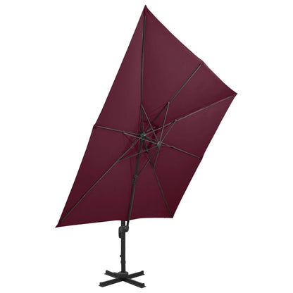 Zweefparasol Met Dubbel Dak 300 x 300 cm