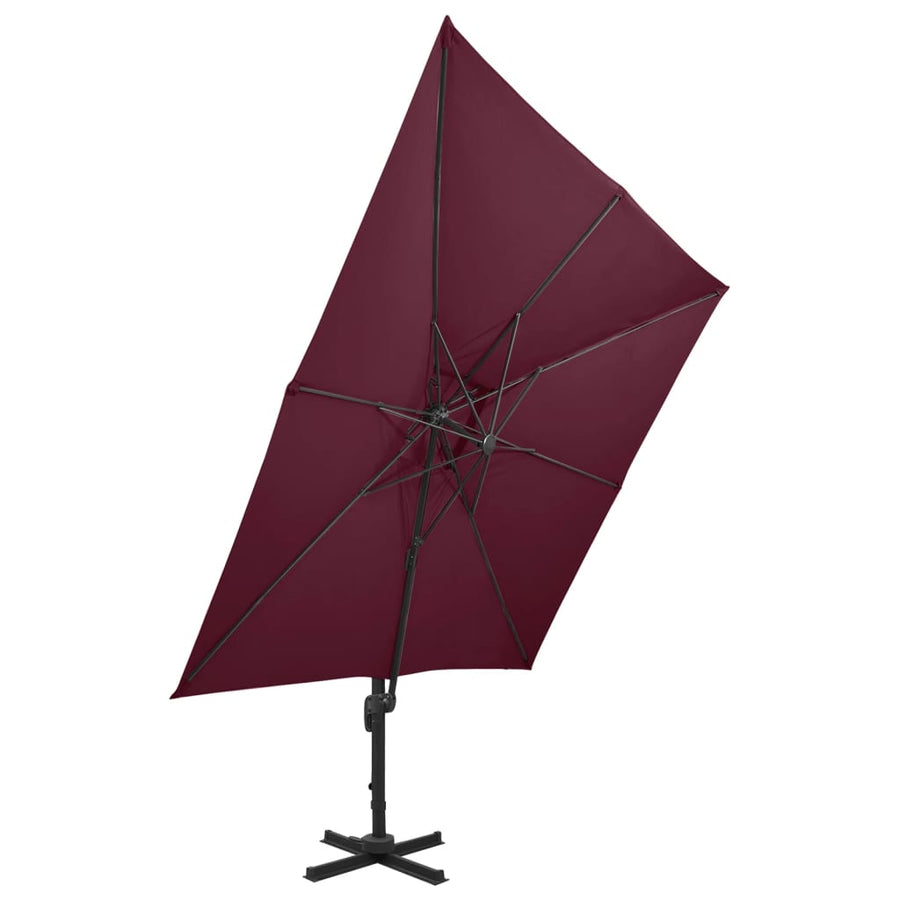 Zweefparasol Met Dubbel Dak 300 x 300 cm