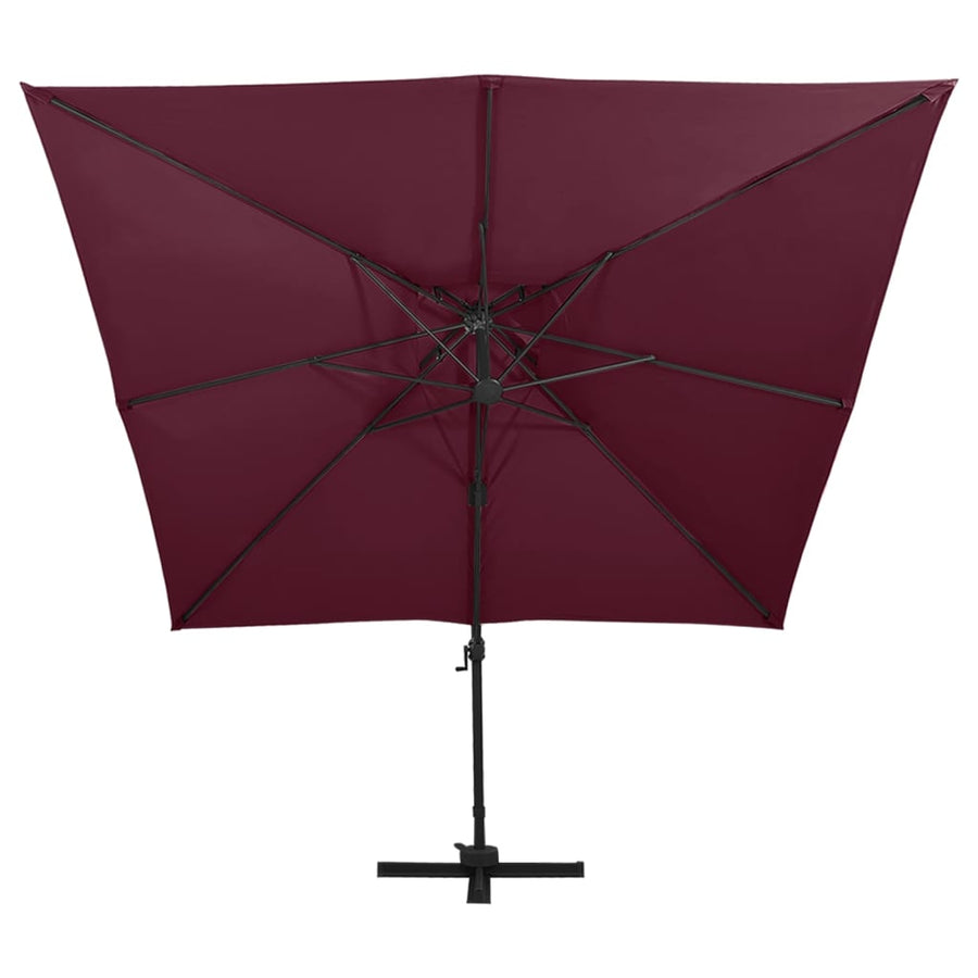 Zweefparasol Met Dubbel Dak 300 x 300 cm