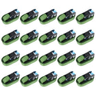 Tie-down straps 20 pcs 800 daN 6 m green