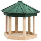 Octagonal Bird Feeder 33x30 cm Solid Spruce Wood