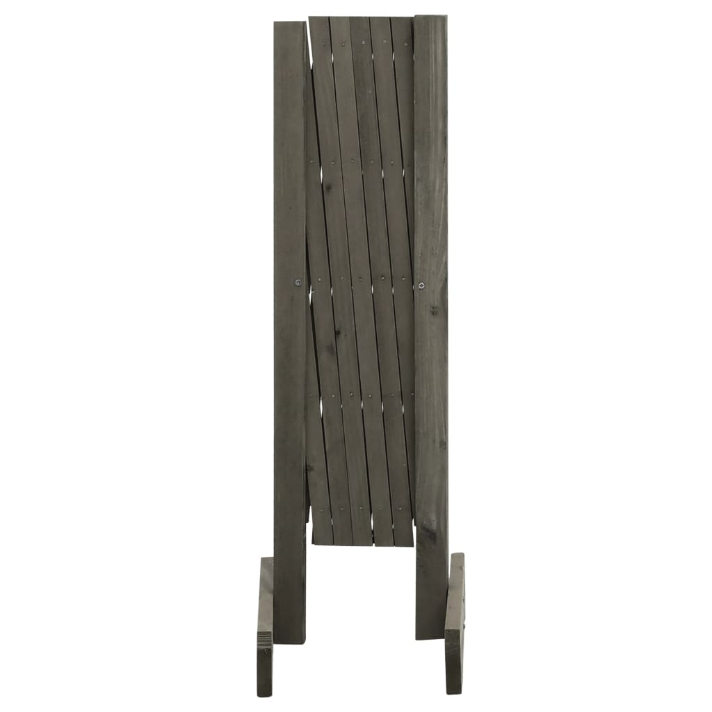 Tuinlatwerk 120x60 cm massief vurenhout grijs 120 x 60 cm Grijs