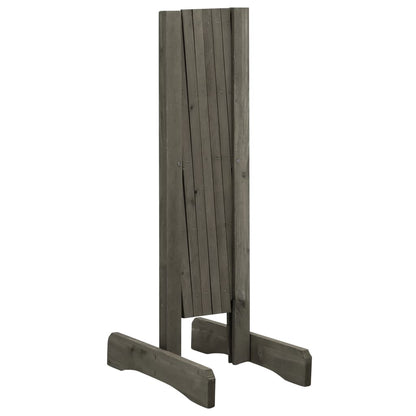 Tuinlatwerk 120x60 cm massief vurenhout grijs 120 x 60 cm Grijs