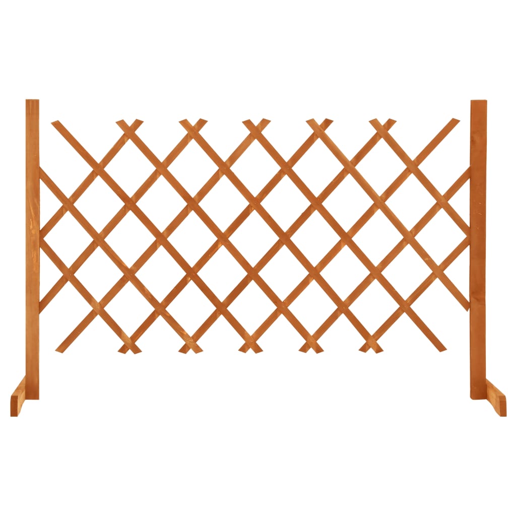 Tuinlatwerk 120x90 cm massief vurenhout oranje