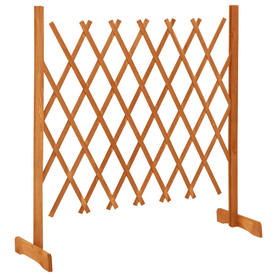 Tuinlatwerk 120x90 cm massief vurenhout oranje