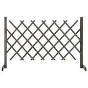Tuinlatwerk 120x90 cm massief vurenhout grijs
