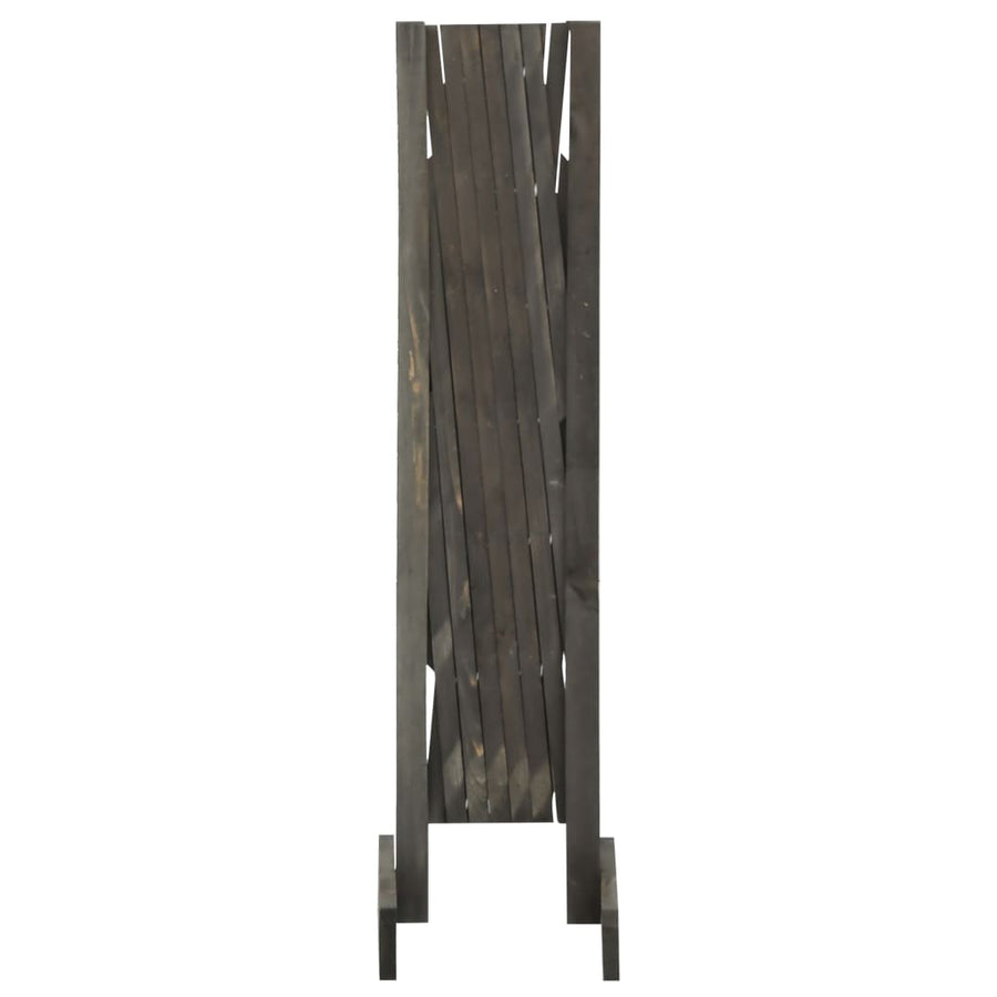 Tuinlatwerk 120x90 cm massief vurenhout grijs 120 x 90 cm Grijs