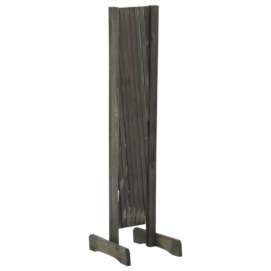 Tuinlatwerk 120x90 cm massief vurenhout grijs 120 x 90 cm Grijs