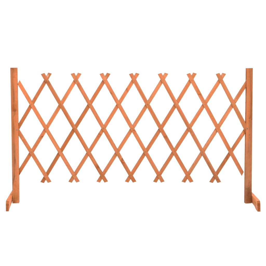 Tuinlatwerk 150x80 cm massief vurenhout oranje 150 x 80 cm orange