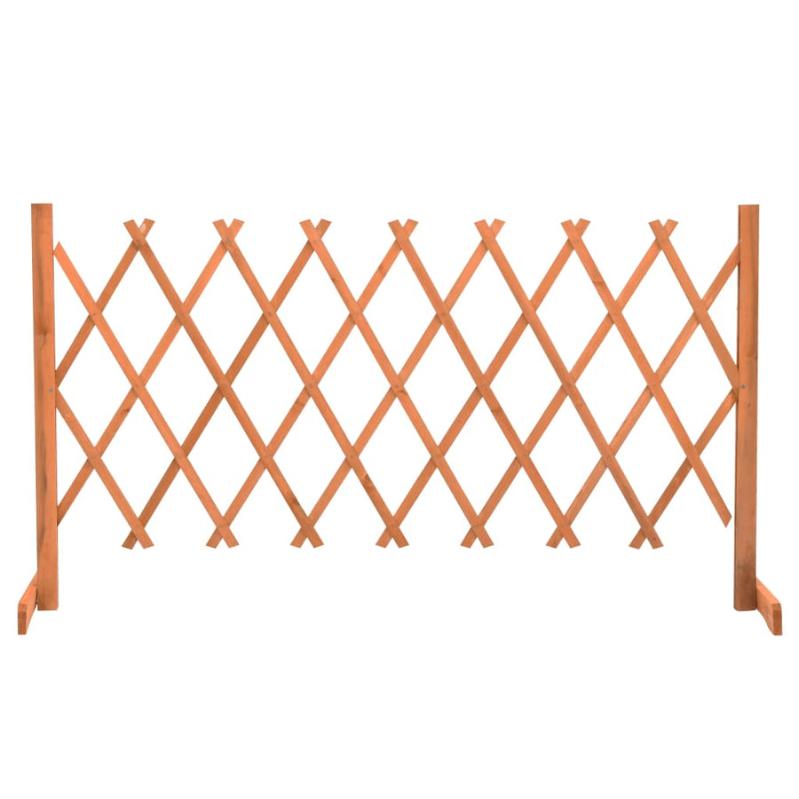 Tuinlatwerk 150x80 cm massief vurenhout oranje 150 x 80 cm orange