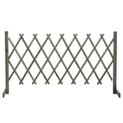 Tuinlatwerk 150x80 cm massief vurenhout grijs