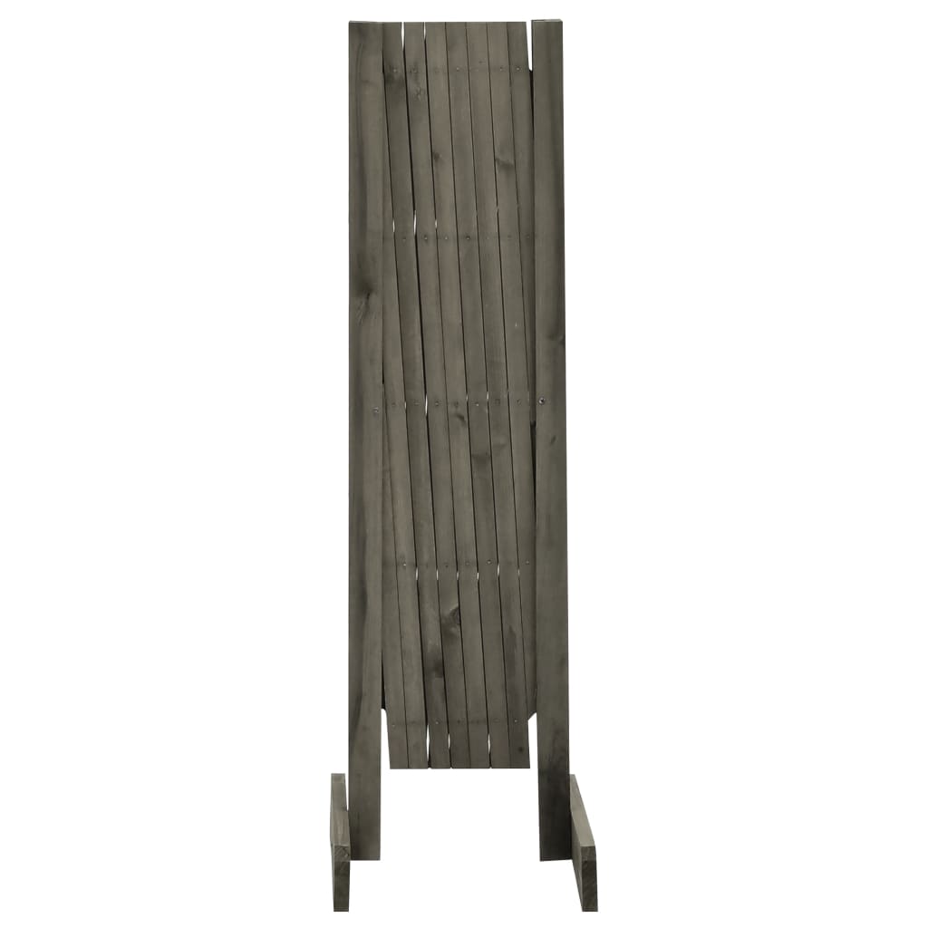 Tuinlatwerk 150x80 cm massief vurenhout grijs 150 x 80 cm Grijs