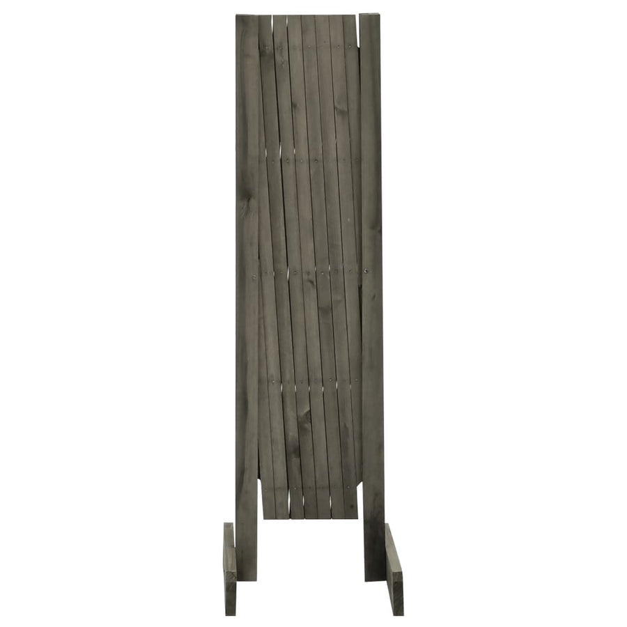 Tuinlatwerk 150x80 cm massief vurenhout grijs 150 x 80 cm Grijs
