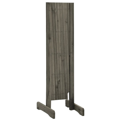 Tuinlatwerk 150x80 cm massief vurenhout grijs 150 x 80 cm Grijs