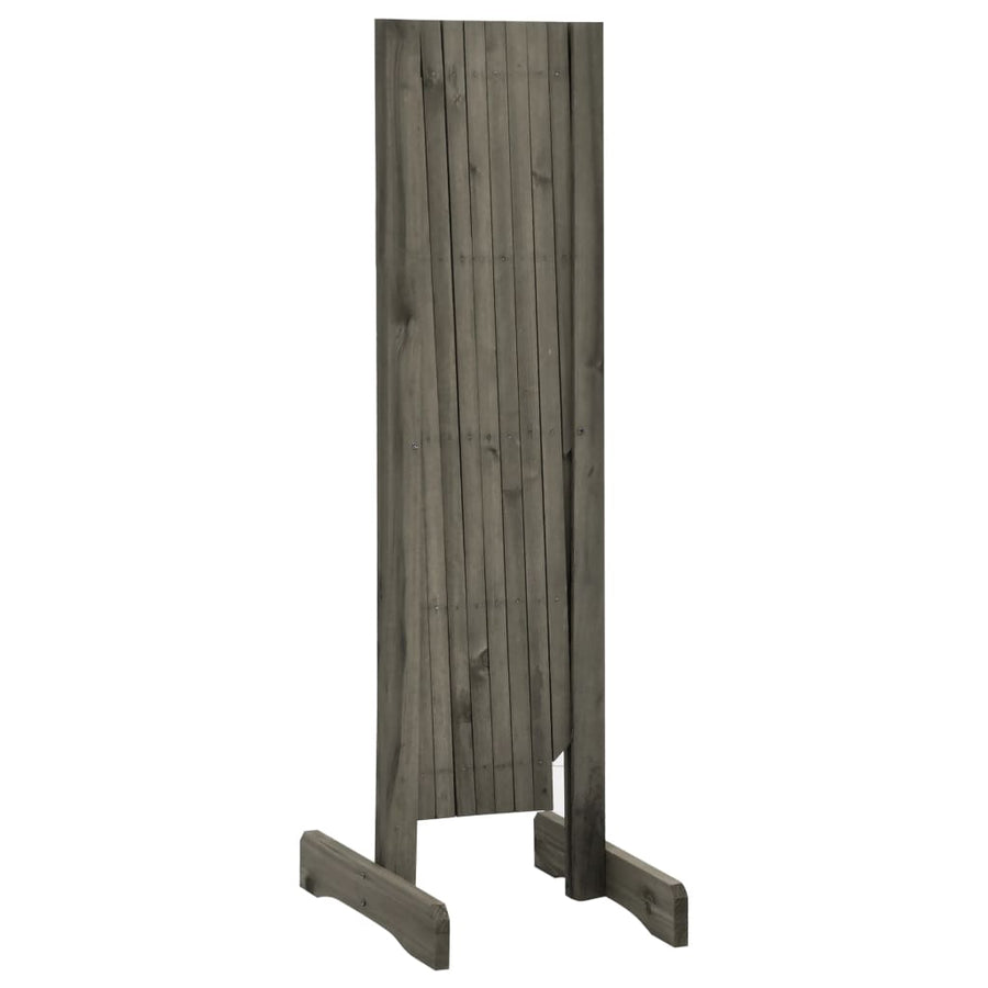 Tuinlatwerk 150x80 cm massief vurenhout grijs 150 x 80 cm Grijs