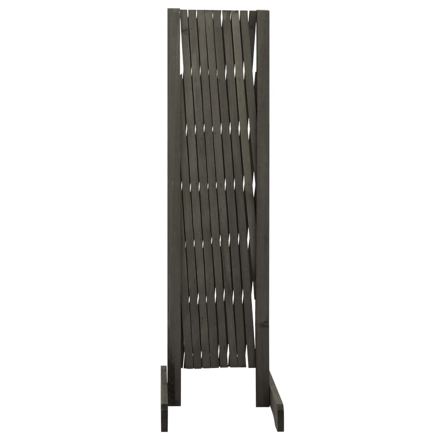 Tuinlatwerk 180x100 cm massief vurenhout grijs 180 x 100 cm Grijs