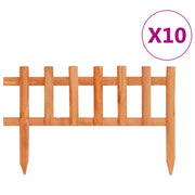 Lawn Edging 10 pcs 4.4 m spruce wood