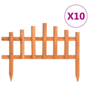 Lawn Edging 10 pcs 4.4 m spruce wood