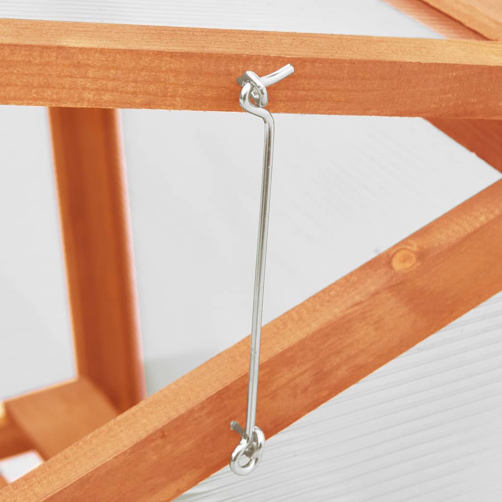 Broeikas 60X45X00 Cm Vurenhout orange