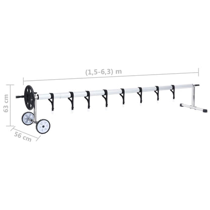 Zwembadhoesroller Met Roestvrijstalen Frame