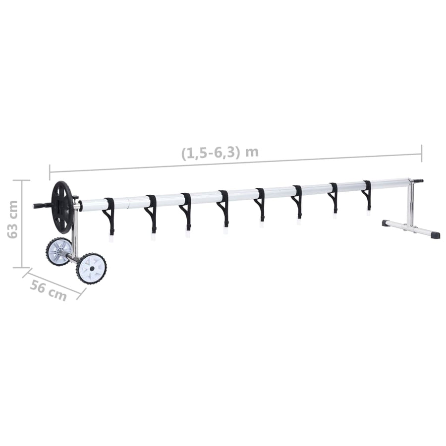 Zwembadhoesroller Met Roestvrijstalen Frame