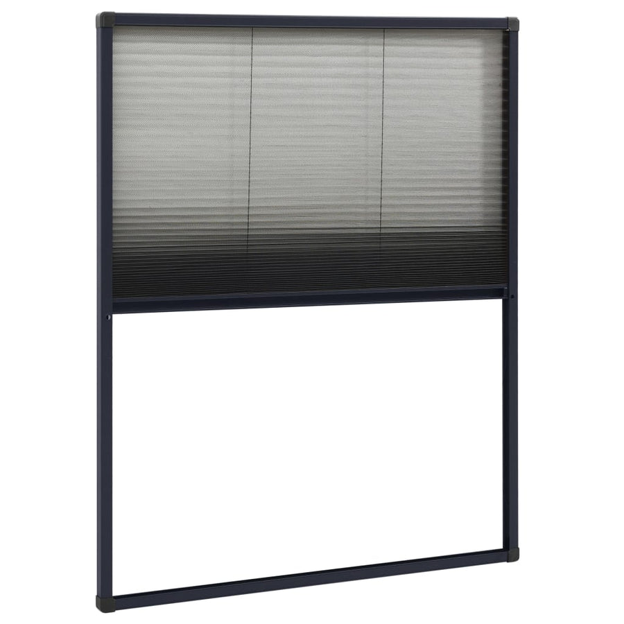 Raamhor Plissé Aluminium Kleurig 60 x 80 cm Antraciet