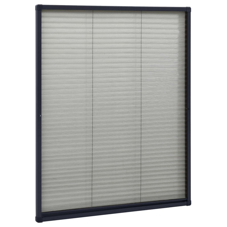 Raamhor Plissé Aluminium Kleurig 60 x 80 cm Antraciet