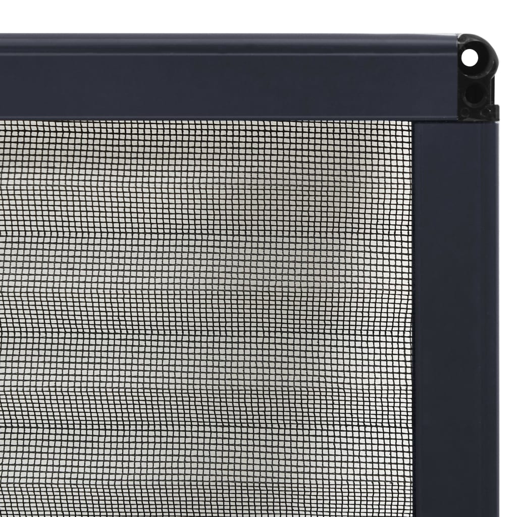 Raamhor Plissé Aluminium Kleurig 60 x 80 cm Antraciet