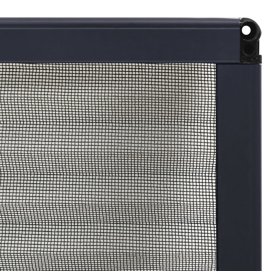 Raamhor Plissé Aluminium Kleurig 60 x 80 cm Antraciet