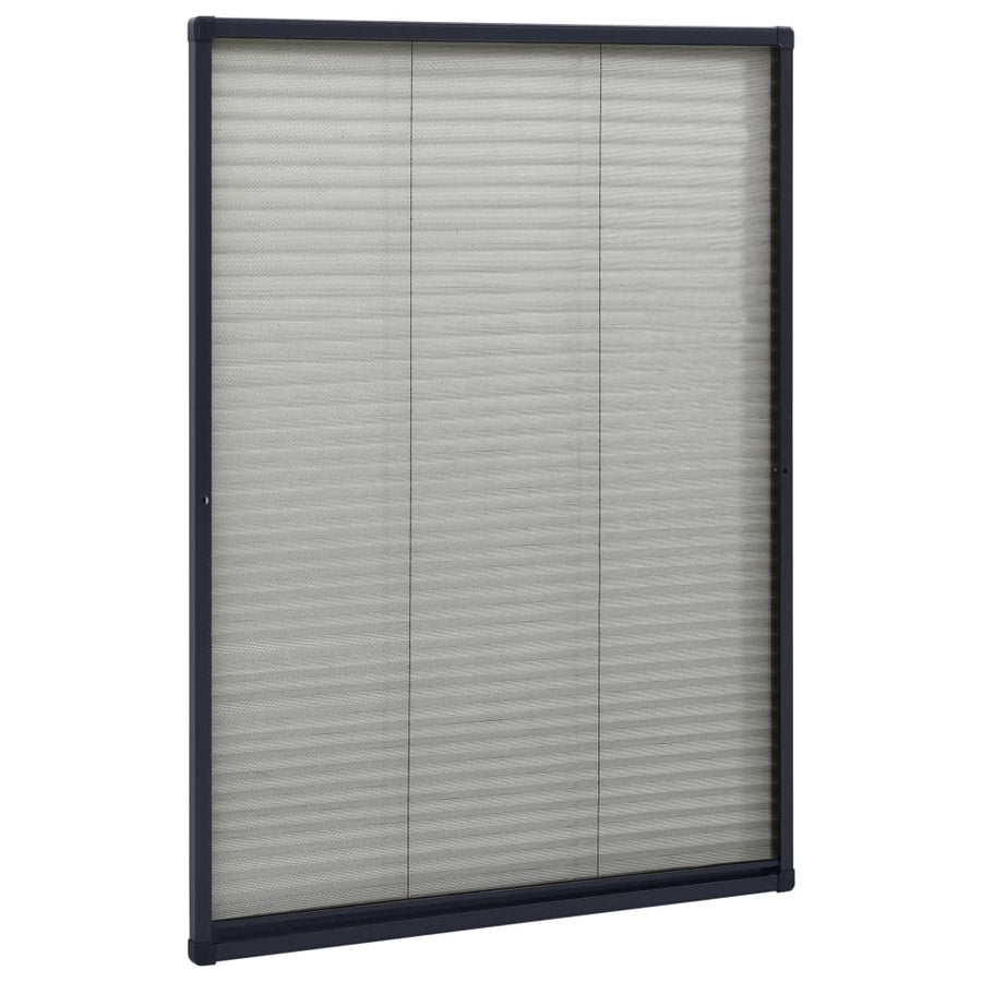Raamhor Plissé 80X120 Cm Aluminium Antracietkleurig 80 x 120 cm