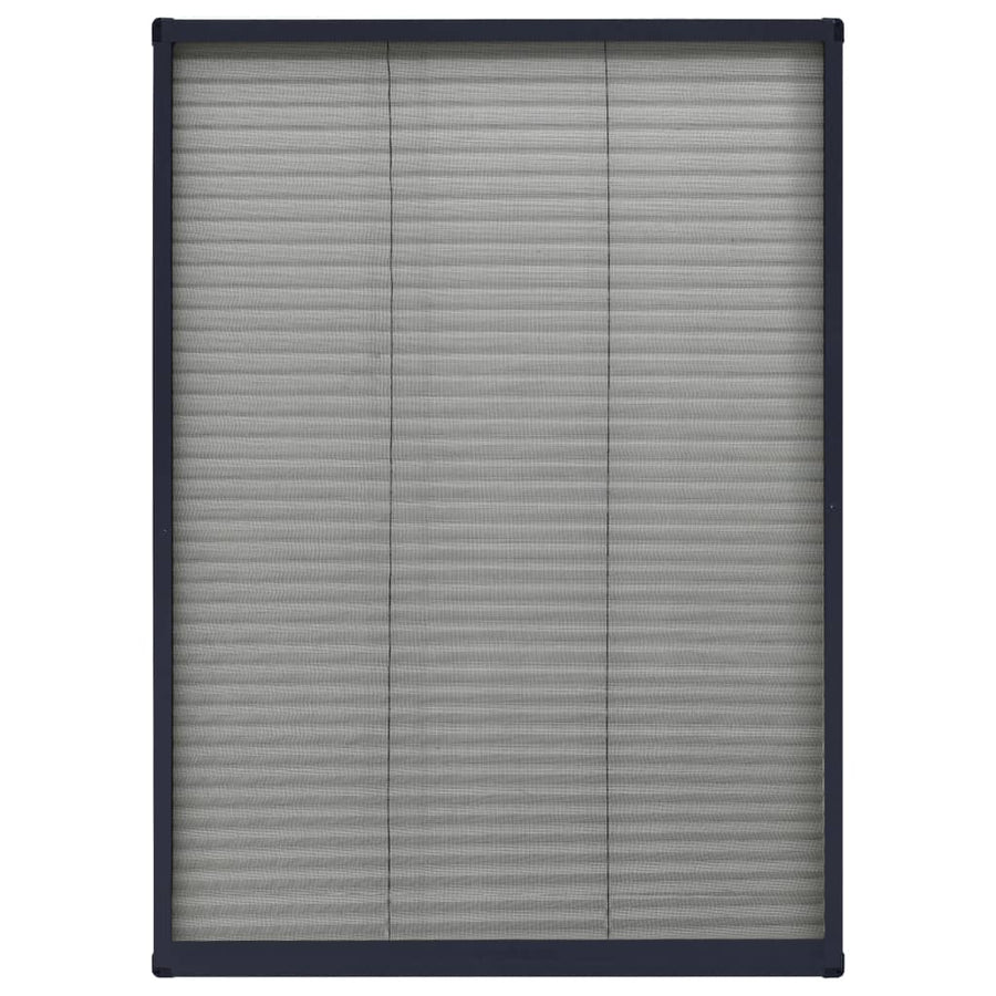 Raamhor Plissé 80X120 Cm Aluminium Antracietkleurig 80 x 120 cm