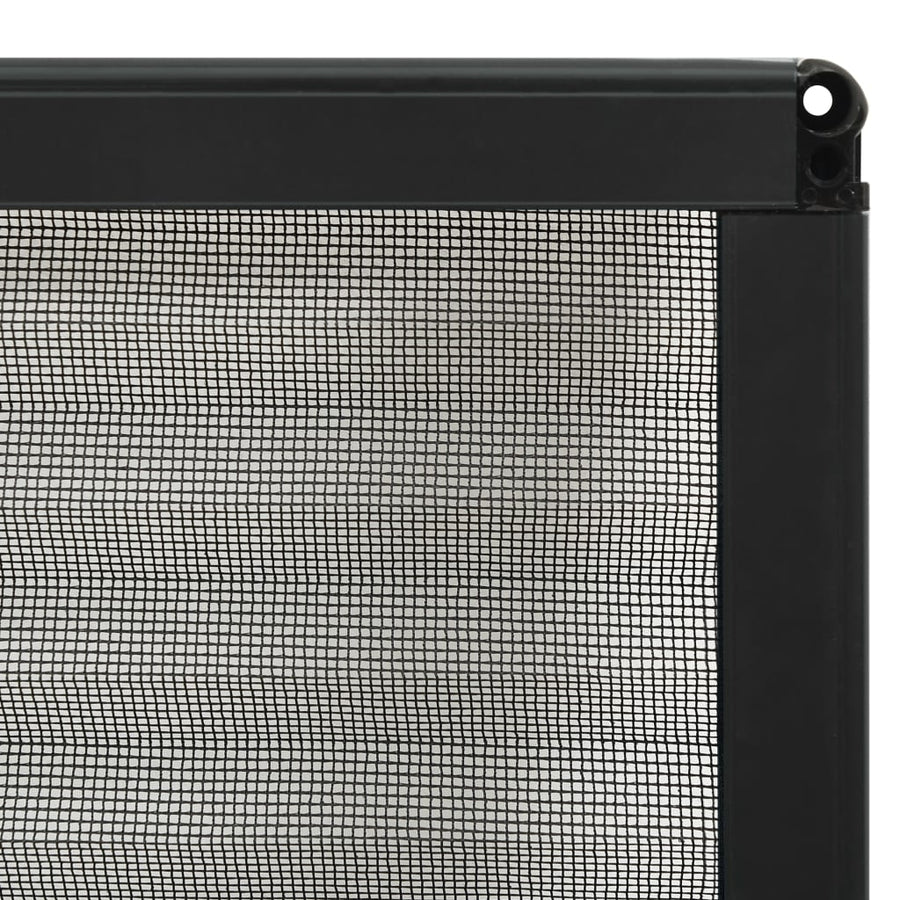 Raamhor Plissé 80X160 Cm Aluminium Antraciet 80 x 160 cm