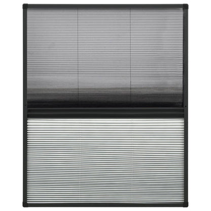 Raamhor Plissé Met Verduistering 60X80 Cm Aluminium 60 x 80 cm Antraciet