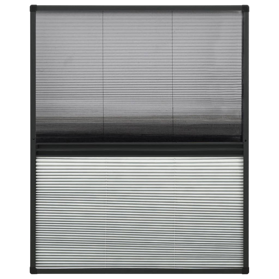 Raamhor Plissé Met Verduistering 60X80 Cm Aluminium 60 x 80 cm Antraciet