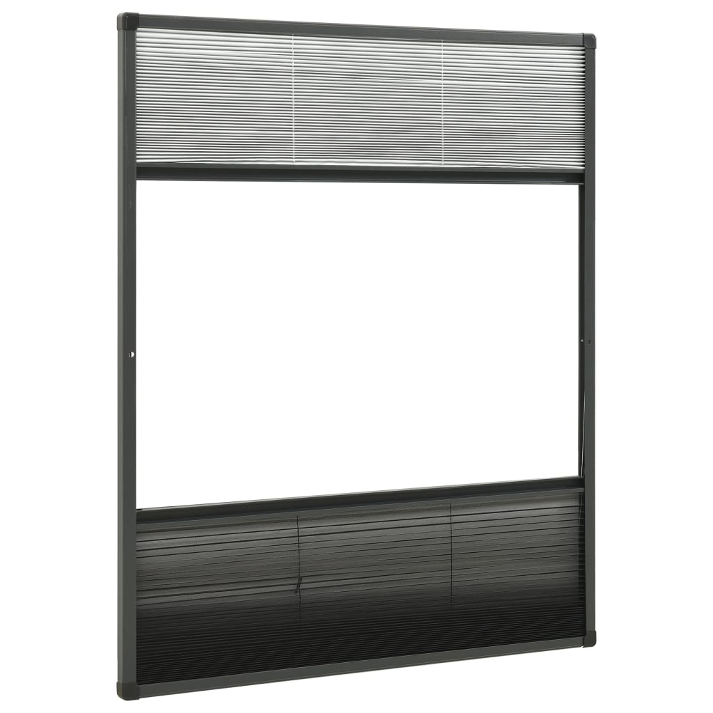 Raamhor Plissé Met Verduistering 60X80 Cm Aluminium 60 x 80 cm Antraciet